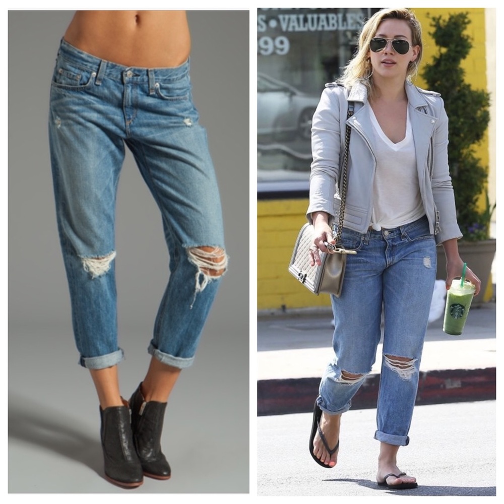 Rag & Bone Boyfriend Jeans (Moss)